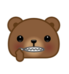 Coffee Bear 4 (Facial Expression)（個別スタンプ：22）