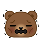 Coffee Bear 4 (Facial Expression)（個別スタンプ：27）