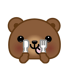 Coffee Bear 4 (Facial Expression)（個別スタンプ：28）