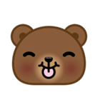 Coffee Bear 4 (Facial Expression)（個別スタンプ：31）