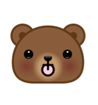 Coffee Bear 4 (Facial Expression)（個別スタンプ：38）