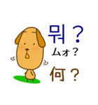 わんこに韓国語を習おう（個別スタンプ：39）