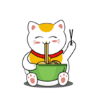 Kawaii Neko The Lucky Cat（個別スタンプ：3）