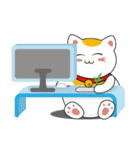 Kawaii Neko The Lucky Cat（個別スタンプ：7）