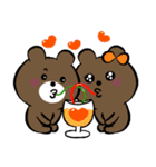Doodle Bear - sweet love（個別スタンプ：40）