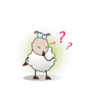 Funny and Fluffy-white Sheep Animated II（個別スタンプ：2）