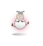 Funny and Fluffy-white Sheep Animated II（個別スタンプ：13）