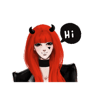 REA (Red devil girl)（個別スタンプ：1）