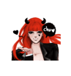 REA (Red devil girl)（個別スタンプ：9）