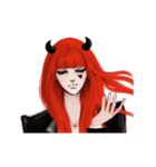 REA (Red devil girl)（個別スタンプ：12）