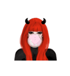 REA (Red devil girl)（個別スタンプ：13）