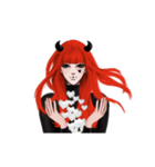 REA (Red devil girl)（個別スタンプ：22）