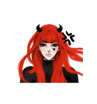 REA (Red devil girl)（個別スタンプ：23）