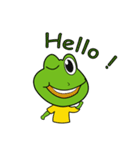 Mischievous Green Frog（個別スタンプ：1）