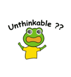 Mischievous Green Frog（個別スタンプ：11）