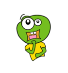 Mischievous Green Frog（個別スタンプ：16）