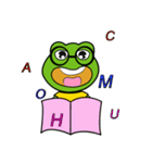 Mischievous Green Frog（個別スタンプ：32）