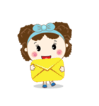 Cute and Beautiful Little Girl（個別スタンプ：36）