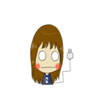 Shock Girl（個別スタンプ：32）
