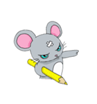 ネズミのちゅうさんのシリーズです。（個別スタンプ：4）