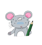 ネズミのちゅうさんのシリーズです。（個別スタンプ：10）