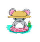 ネズミのちゅうさんのシリーズです。（個別スタンプ：34）