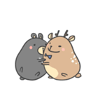 Mr.deer and bear friend（個別スタンプ：35）