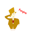 A kind man（個別スタンプ：34）