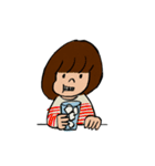 今日のイラスト5（個別スタンプ：16）