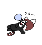 かわいいレッサーパンダ（個別スタンプ：17）