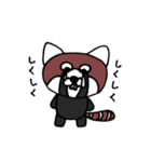 かわいいレッサーパンダ（個別スタンプ：32）