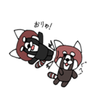 かわいいレッサーパンダ（個別スタンプ：37）