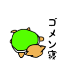 ネコ亀くん（個別スタンプ：21）