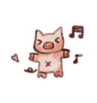 Pink pig's daily（個別スタンプ：1）