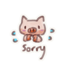 Pink pig's daily（個別スタンプ：8）