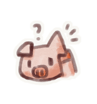 Pink pig's daily（個別スタンプ：11）