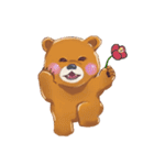 bear cute daily（個別スタンプ：7）