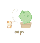 cactus＆hamster（個別スタンプ：10）