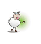 Funny and Fluffy-white Sheep Animated 3（個別スタンプ：11）