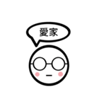 TWN Glasses face boy no.2（個別スタンプ：3）