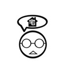 TWN Glasses face boy no.2（個別スタンプ：7）