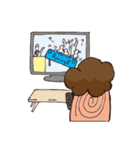 おやのおやゆびさん（個別スタンプ：24）