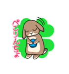 たれみみうさぎの椎名さん（個別スタンプ：15）