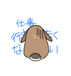 たれみみうさぎの椎名さん（個別スタンプ：17）