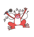 カエルのサンバ（個別スタンプ：7）
