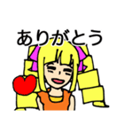 ゆるふわ系女の子スタンプ（個別スタンプ：2）