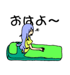 ゆるふわ系女の子スタンプ（個別スタンプ：8）