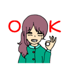 ゆるふわ系女の子スタンプ（個別スタンプ：25）