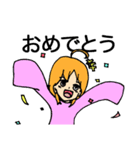 ゆるふわ系女の子スタンプ（個別スタンプ：35）