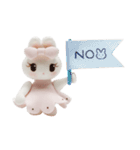 Nakalle, expressive handmade clay rabbit（個別スタンプ：4）